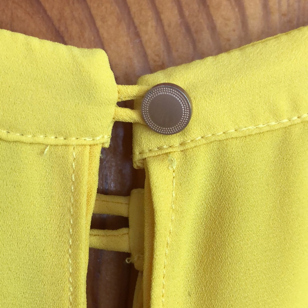 Yellow Flowy Yellow Tank - Picture 7 of 10